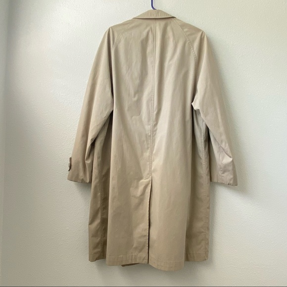 Mens Rain and Stain Resistant Trench Coat - Picture 7 of 12